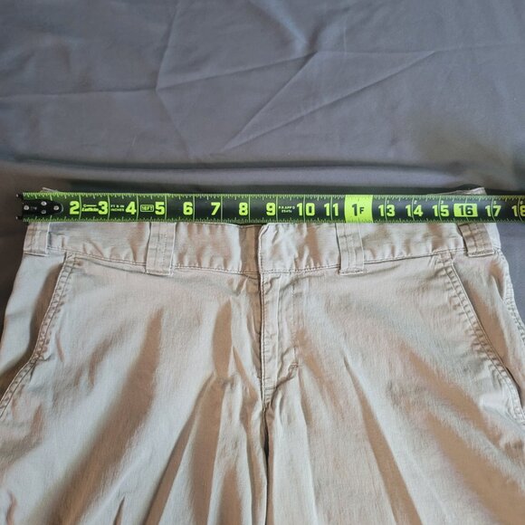 The North Face Bermuda Shorts Womens 12 Tan Brown Cotton Stretch Outdoors Hike - Picture 3 of 13